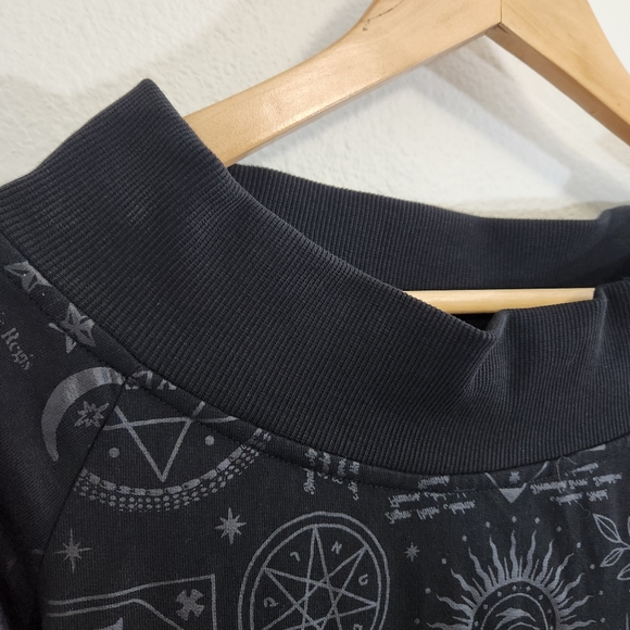 Killstar Dress Womens Small Goth Emo Punk Mini Ribbed Occult Graphic Print - Picture 10 of 16